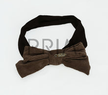 Load image into Gallery viewer, DACEE CORDUROY BOW BABY HEADBAND
