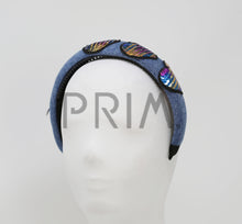 Load image into Gallery viewer, TWO WAY SEQUIN HEART PADDED HEADBAND