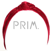 Load image into Gallery viewer, RIBBED VELOUR KNOT BABY HEADBAND