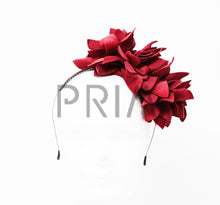 Load image into Gallery viewer, DOUBLE SIDE FLOWER WITH BUTTON HEADBAND