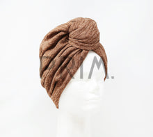 Load image into Gallery viewer, MIAMI KNIT LUREX LINED TURBANS
