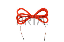 Load image into Gallery viewer, COTTON KNIT TRIPLE WIRE BOW HEADBAND