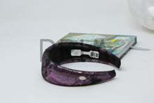 Load image into Gallery viewer, METALLIC LEATHER COVERED HEADBAND