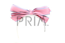 Load image into Gallery viewer, STAND UP TWO TONED BOW HEADBAND