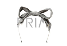 Load image into Gallery viewer, LINEN LOOK WIRE BOW HEADBAND