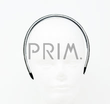 Load image into Gallery viewer, VELVET WITH METALLIC TRIM COVERED HEADBAND