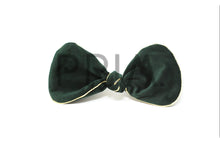 Load image into Gallery viewer, VELVET WITH METALLIC TRIM BOW CLIP
