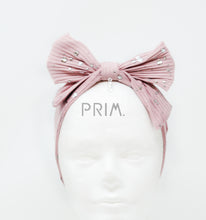 Load image into Gallery viewer, PAINT SPLASHES BOW BABY HEADBAND