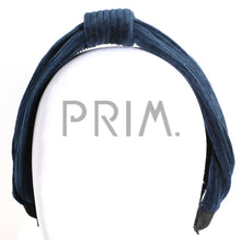Load image into Gallery viewer, RIBBED VELOUR CENTER PINCH HEADBAND