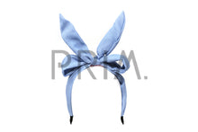 Load image into Gallery viewer, DENIM MONSTER BOW HEADBAND