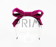 Load image into Gallery viewer, VELVET WIRE BOW HEADBANDS