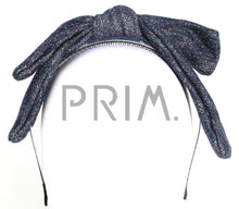 Load image into Gallery viewer, METALLIC SWEATSHIRT BOW HEADBAND