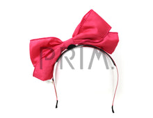 Load image into Gallery viewer, SILK BOW HEADBAND