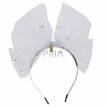 Load image into Gallery viewer, SPARKLY STIFF TULLE BOW HEADBAND