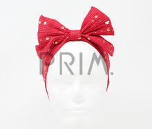 Load image into Gallery viewer, PAINT SPLASHES BOW BABY HEADBAND