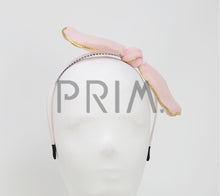 Load image into Gallery viewer, METALLIC TRIM BOW HEADBAND