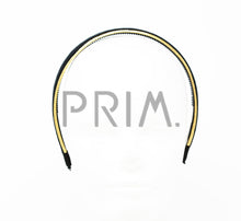 Load image into Gallery viewer, VELVET WITH METALLIC TRIM COVERED HEADBAND