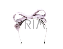Load image into Gallery viewer, LINEN LOOK WIRE BOW HEADBAND