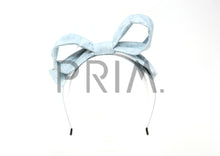 Load image into Gallery viewer, LINEN LOOK WIRE BOW HEADBAND