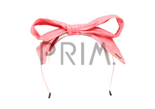 Load image into Gallery viewer, LINEN LOOK WIRE BOW HEADBAND