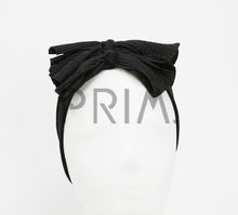 Load image into Gallery viewer, METALLIC RIBBED BOW BABY HEADBAND