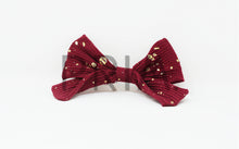 Load image into Gallery viewer, SMALL PAINT SPLASHES BOW CLIP