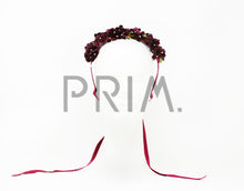 Load image into Gallery viewer, VELVET FLOWER WREATH HEADBAND