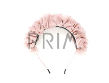 Load image into Gallery viewer, METALLIC MESH RUFFLE HEADBAND