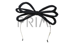Load image into Gallery viewer, COTTON KNIT TRIPLE WIRE BOW HEADBAND