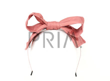 Load image into Gallery viewer, COTTON WIRE BOW HEADBAND