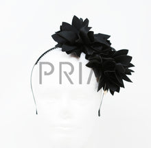 Load image into Gallery viewer, DOUBLE SIDE FLOWER WITH BUTTON HEADBAND