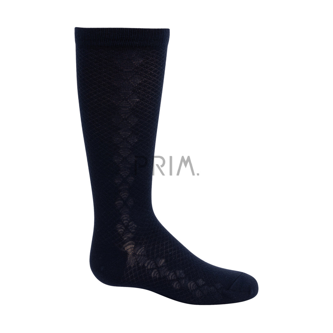 ZUBII FISHNET DIAMOND KNEE