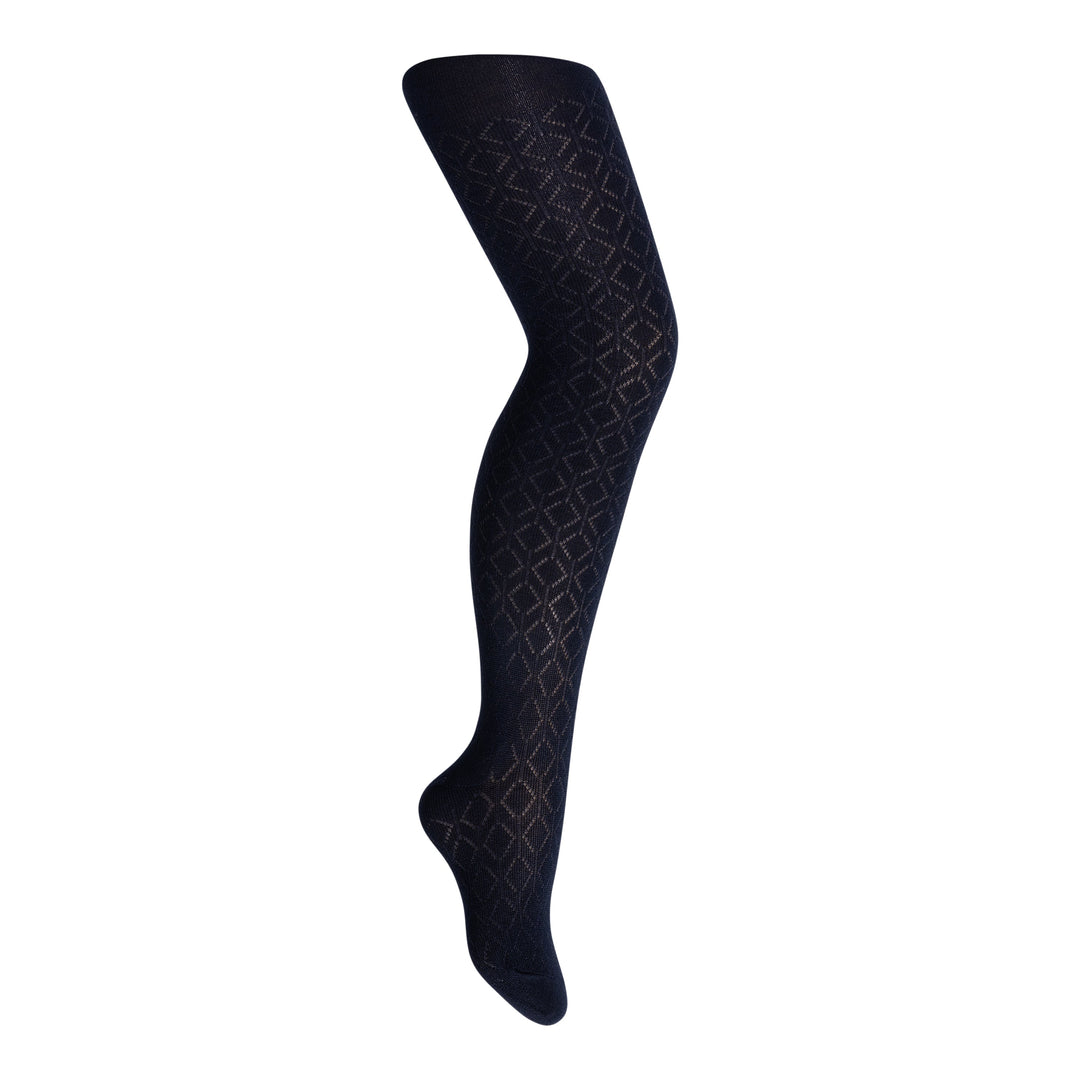 tights cotton modal diamond texture