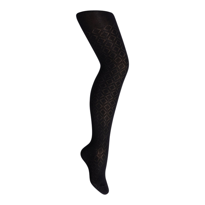 tights cotton modal diamond texture