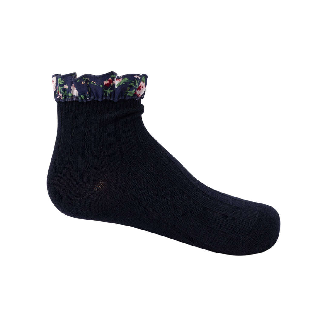 Zubii Floral Ruffle Anklet, Model 1406