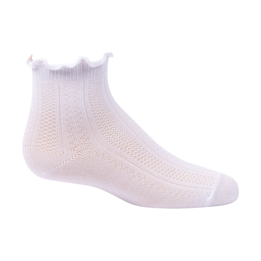 Zubii Scalloped Edge Pattern Modal Anklet, Model 1413