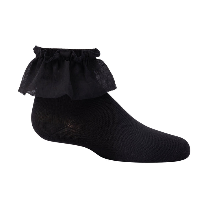 knee sheer bubble ruffle