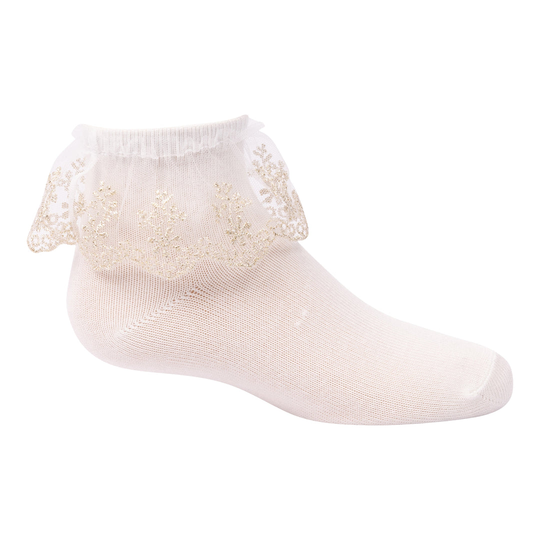 anklet elegant ruffle