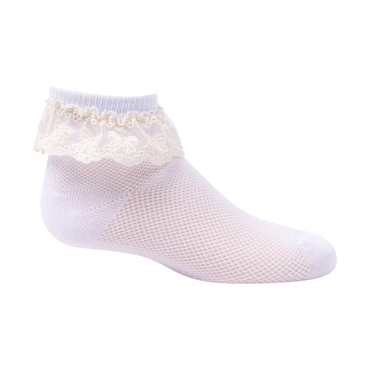 anklet crochet ruffle bow