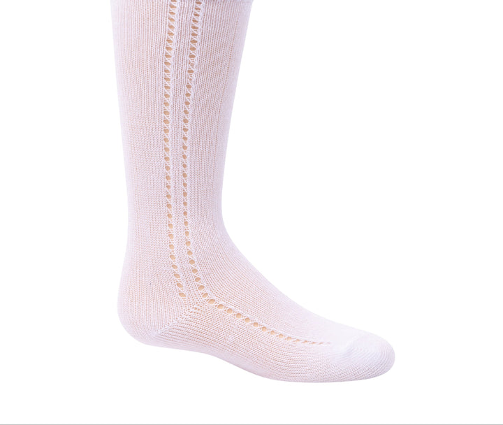tights cotton side crochet