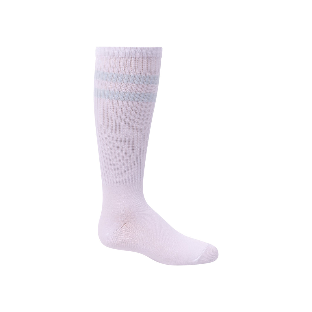Zubii Pastel Stripe Sport Knee Sock, Model 1475