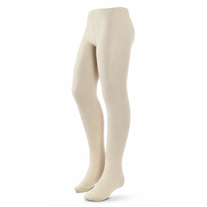 tights cotton thin ribbed