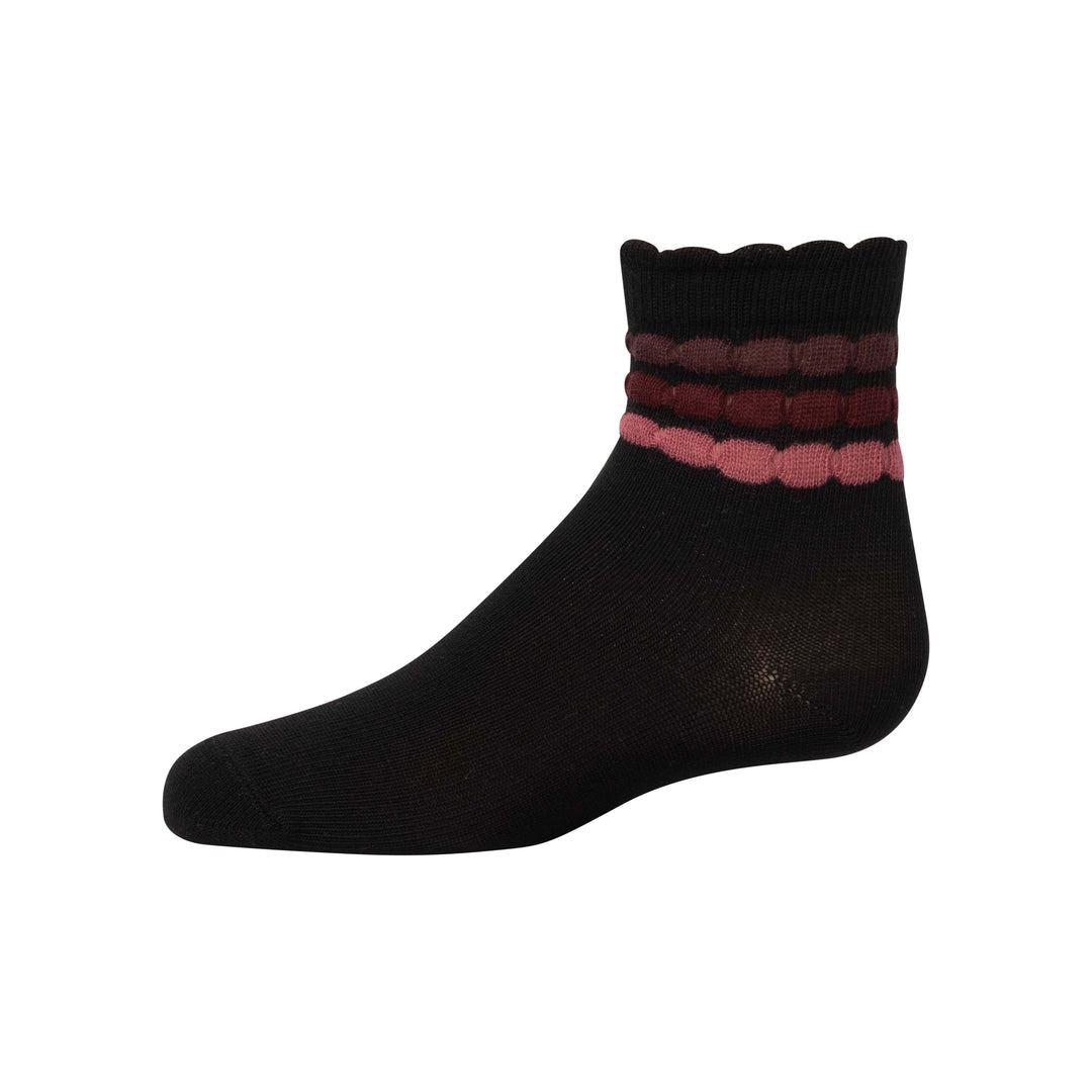 anklet multi color bubble stripe
