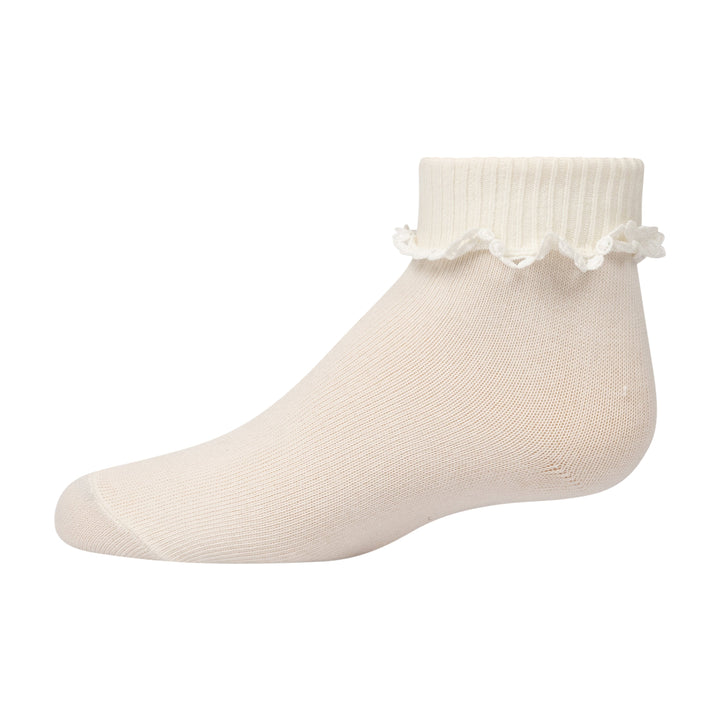 anklet circle lace ruffle