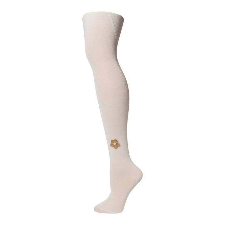 tights cotton modal wool flower