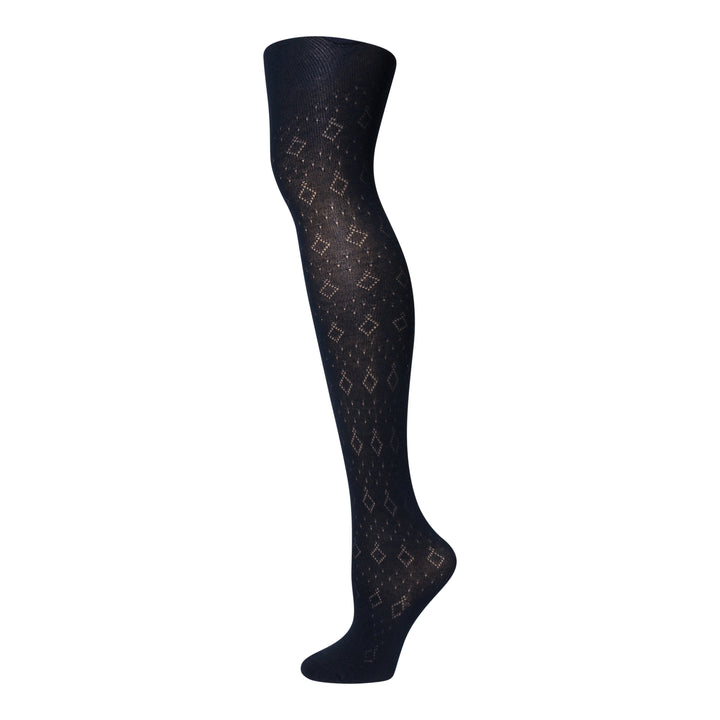 tights cotton textures diamond pattern