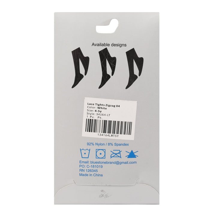 tights lace zig zag