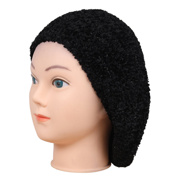 snood chenille lurex lined