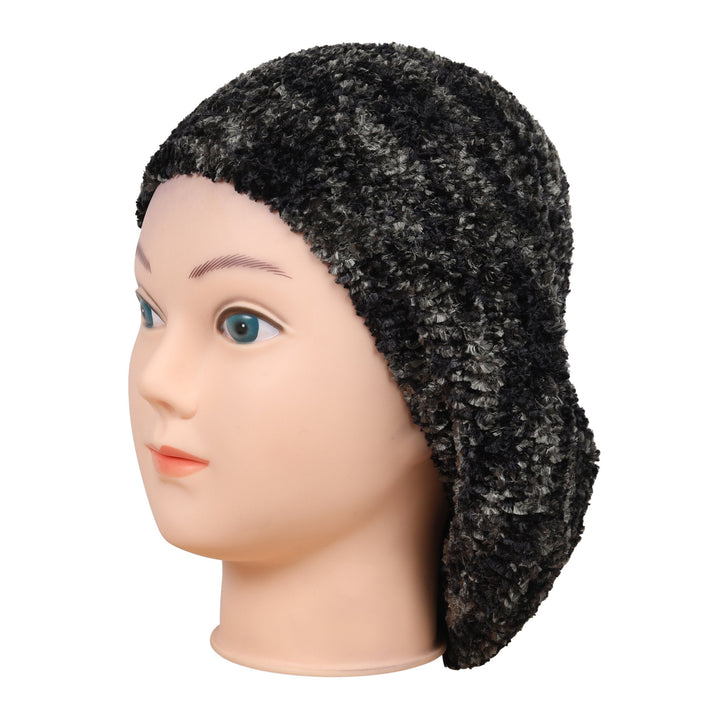 snood chenille two tone lined