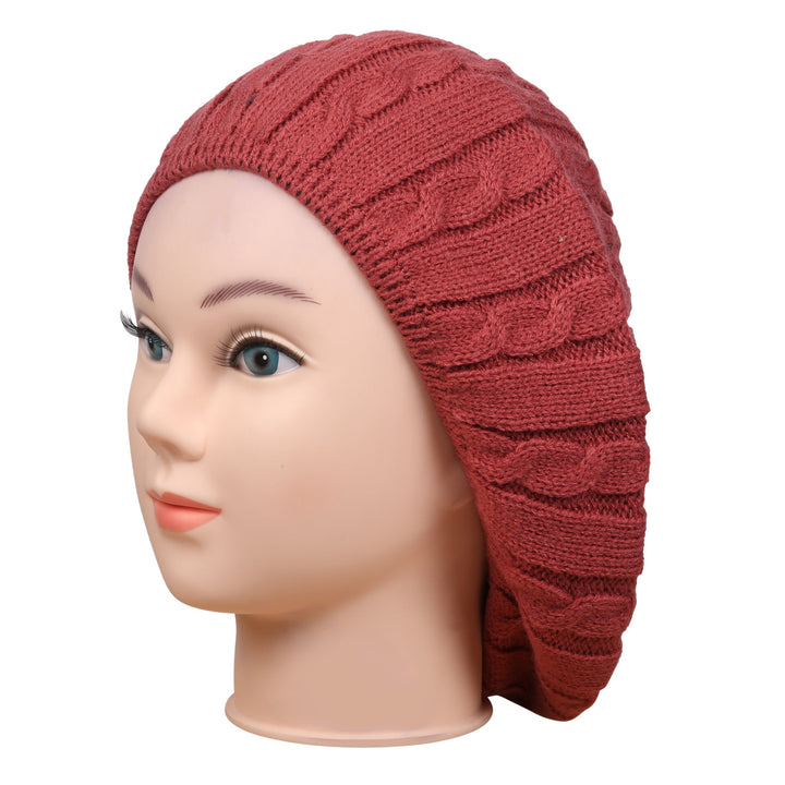 snood cable knit lined